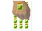 Pickle in Jar Temporary Tattoo Water Resistant Fake Body Art Set Collection (1 Sheet)